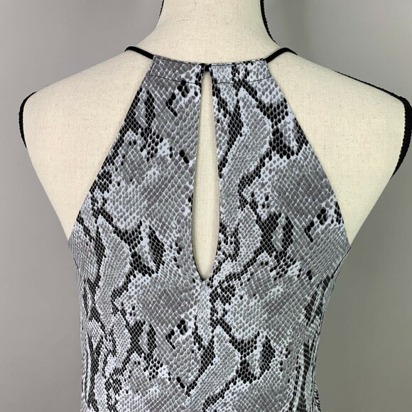 No Tag/Unbranded Flowy Snakeskin Pattern Tank Top Women S Casual Reversible - Picture 3 of 12